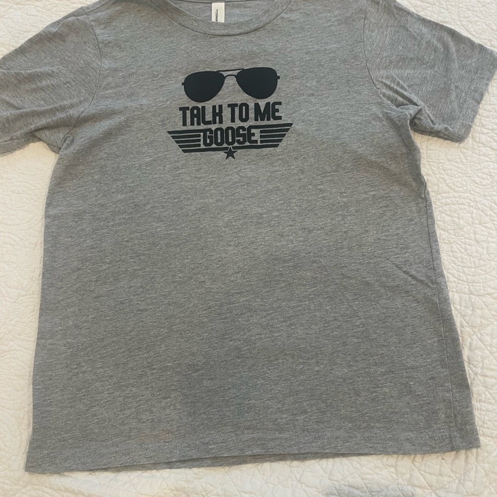 Top Gun Heather Gray Tee